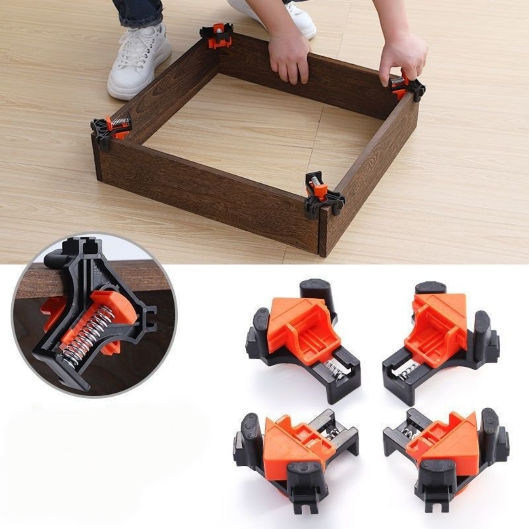 Woodworking Carpenter - 4 peças 90 ° Grampo de