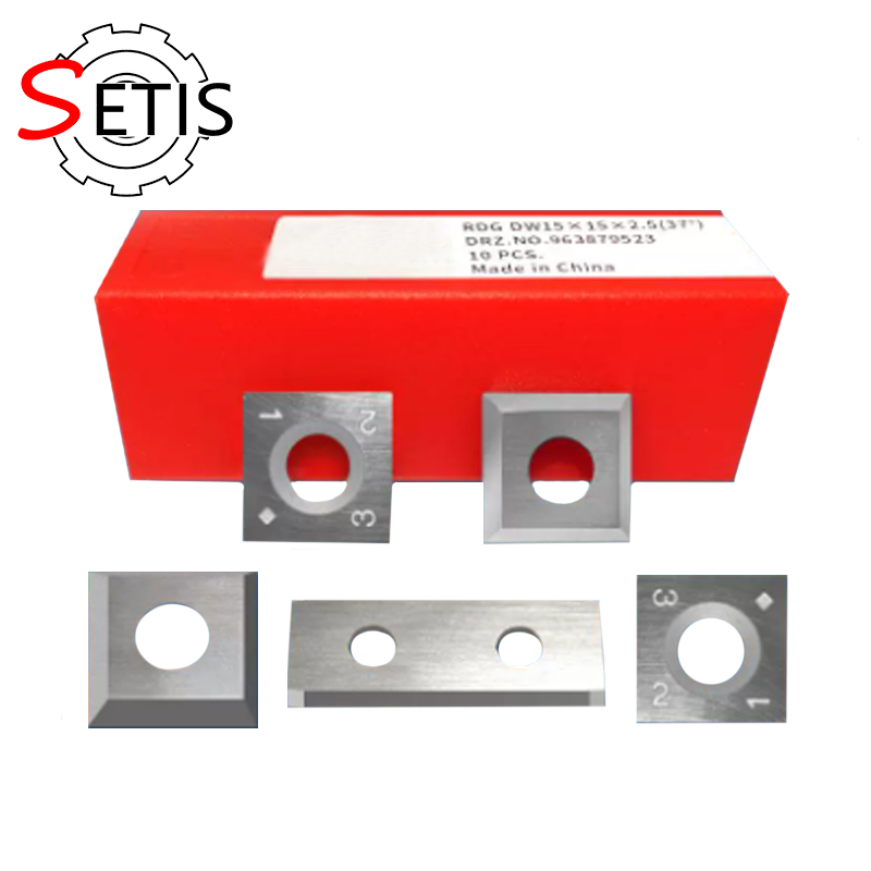 Woodworking Jointer - Pastilhas de Metal Duro Descartáveis para