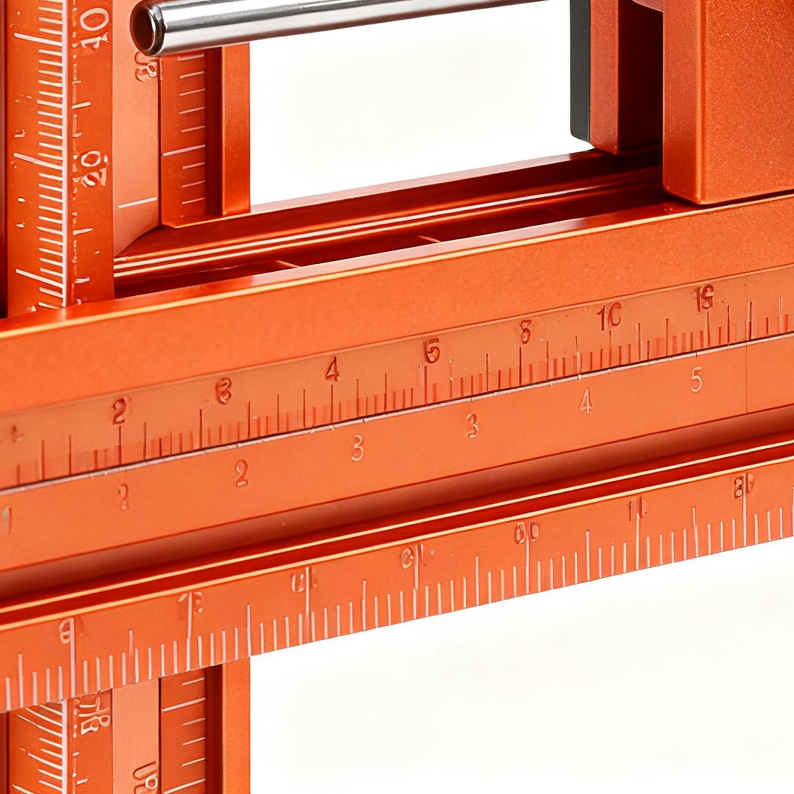 Woodworking Carpenter - Régua para carpintaria, base magnética, ferramenta