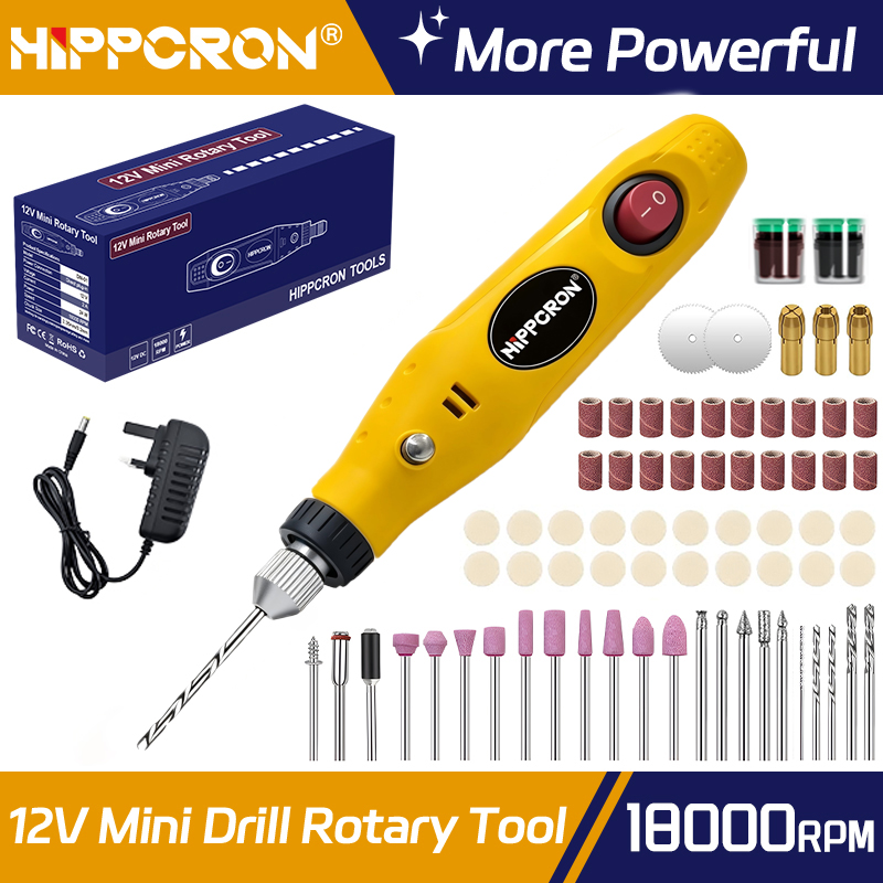 Woodworking Uk - Mini Furadeira Elétrica Portátil Hippcron com
