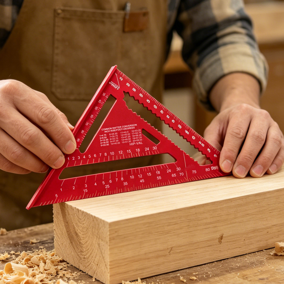 Régua Triangular de Alta Preci - Woodworking Ruler avaliação e preço