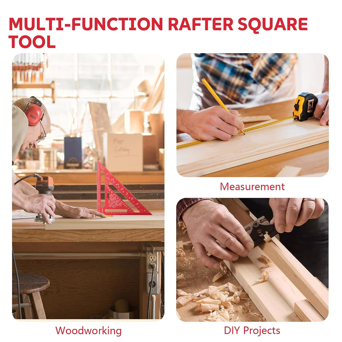 Régua Triangular de Alta Preci - Woodworking Ruler avaliação e preço