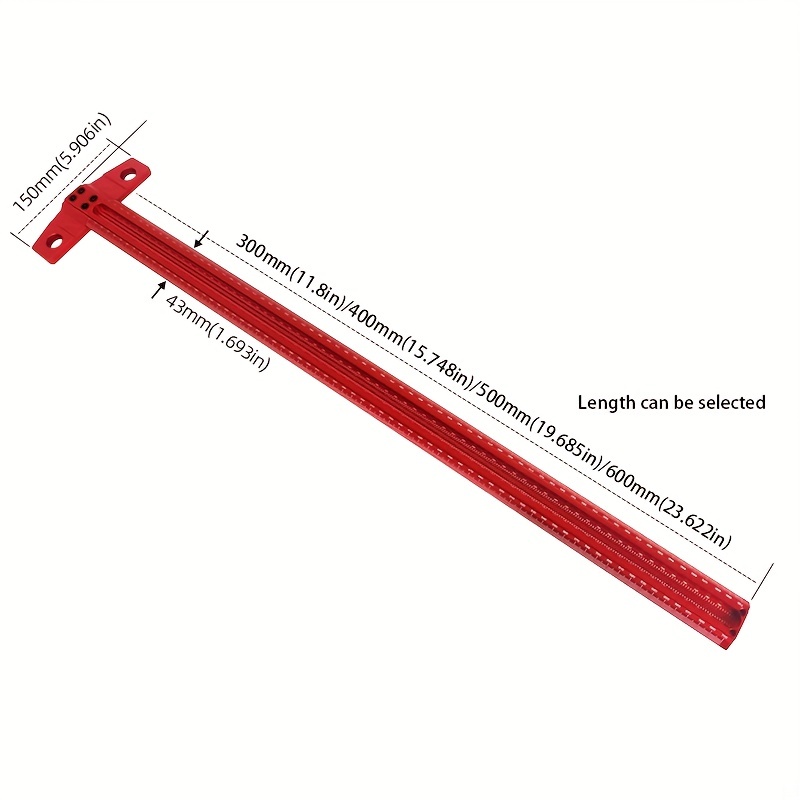 60/300/400/500 Calibre de marc - Woodworking Ruler avaliação e preço