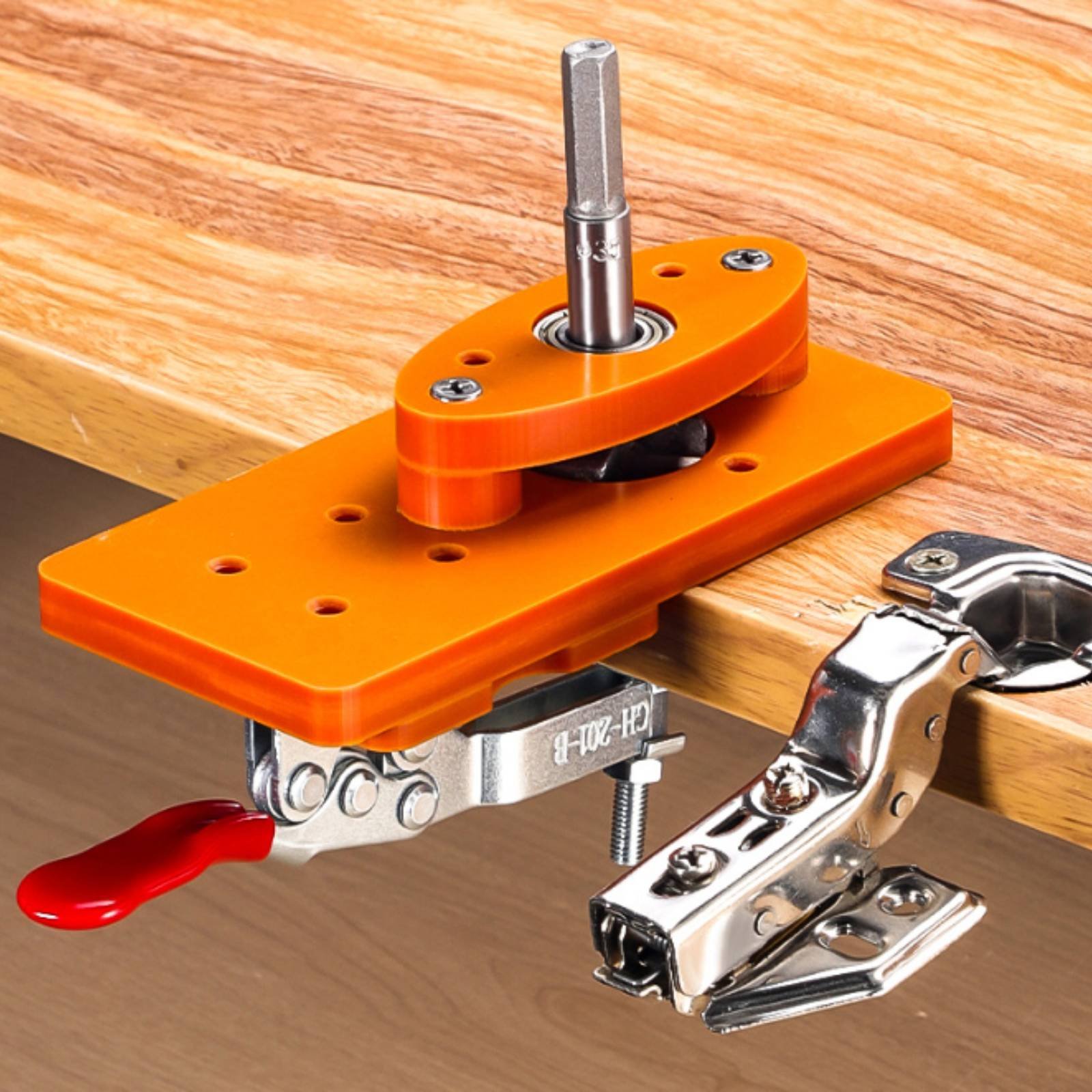 Gabarito de Perfuração de Dobr - Woodworking Carpenter avaliação e preço