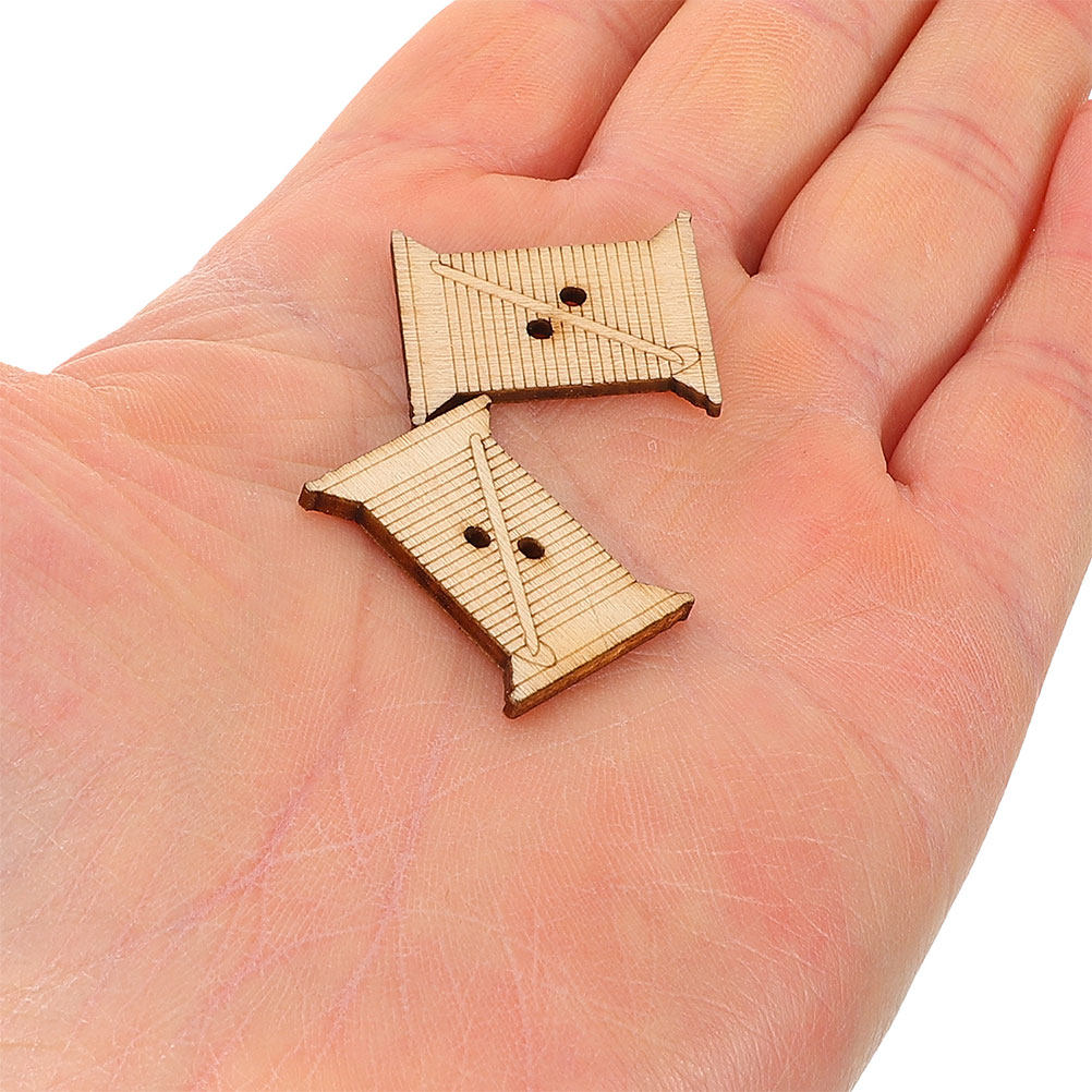 100 Peças de Bobinas de Madeir - Woodworking Crafts avaliação e preço