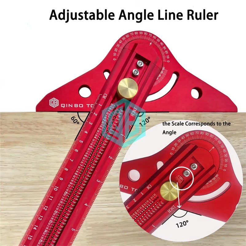 Régua de Ângulo Ajustável de L - Woodworking Ruler avaliação e preço